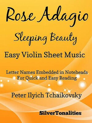 cover image of Rose Adagio Sleeping Beauty Easy Violin Sheet Music